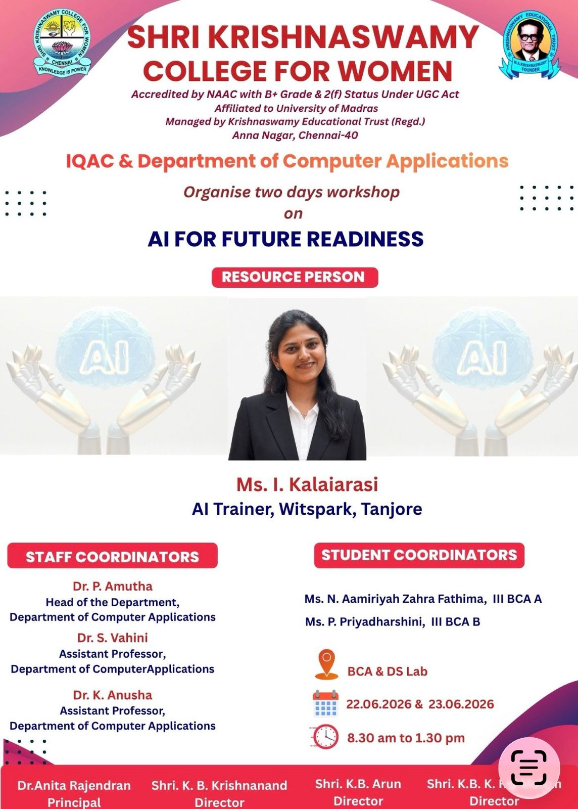 2-Days Workshop on AI for Future Readiness 